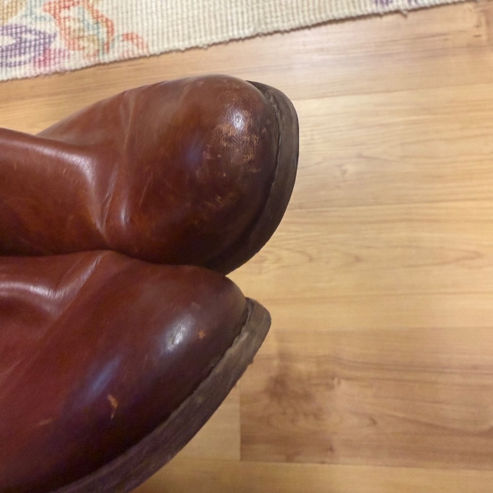 FRYE Women's Melissa Button Short Boot Booties Sz US 6 B Brown Leather - Picture 8 of 16